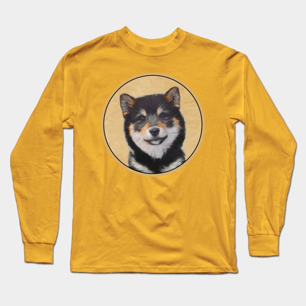 Shiba Inu (Black and Tan) Long Sleeve T-Shirt by Alpen Designs